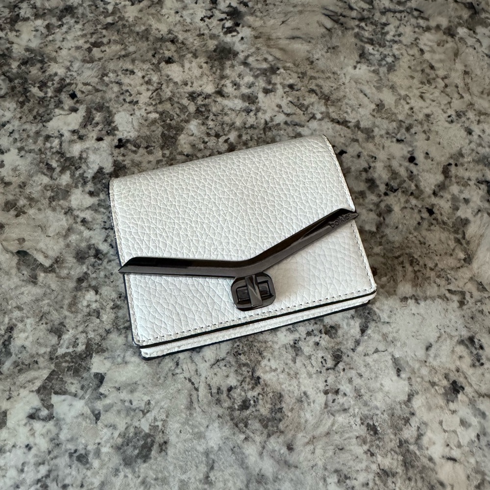 Botkier New York Mini Valentina White Leather Wallet